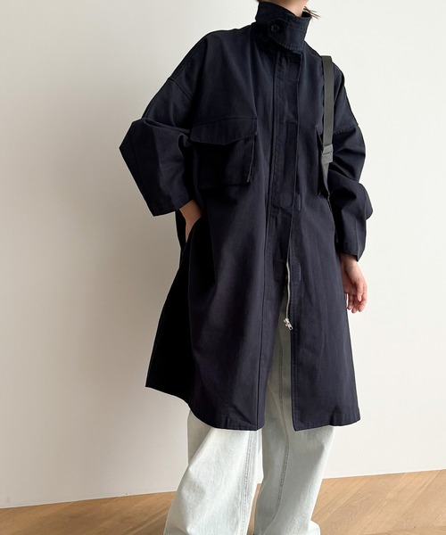 CANAL JEAN（キャナルジーン） 「El mar」コート ONE SIZE ネイビー
