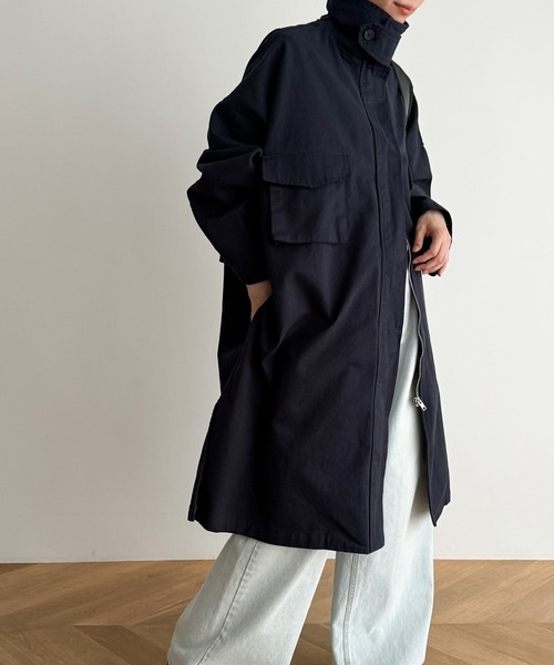 CANAL JEAN（キャナルジーン） 「El mar」コート ONE SIZE ネイビー