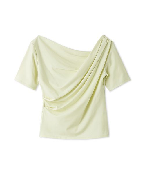SNIDEL（スナイデル） tシャツ バックオープンドレープカットプル