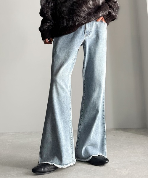 「Classical Origin」 ブーツカットデニムパンツ MEDIUM ブルー メンズ_画像9