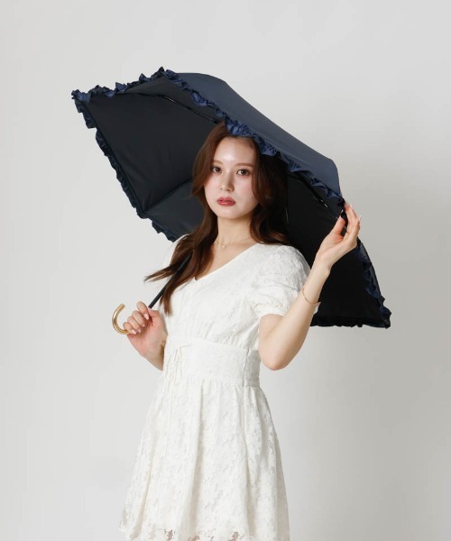 dazzlin（ダズリン） 晴雨兼用 日傘 長傘 日傘 uvカット 折りたたみ傘
