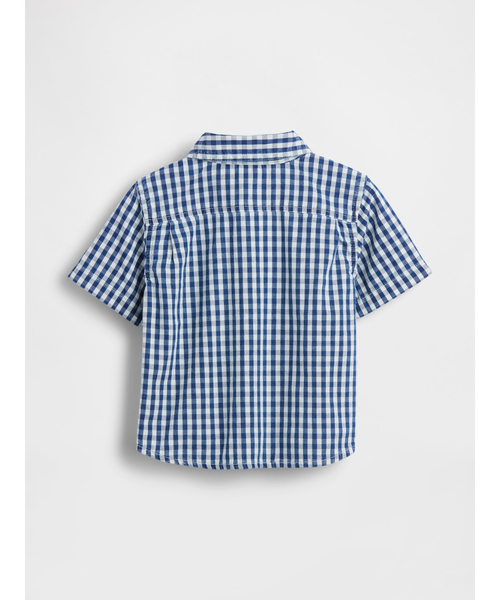 GAP（ギャップ） ブラウス シャツ ギンガムチェック デニム ビッグ 