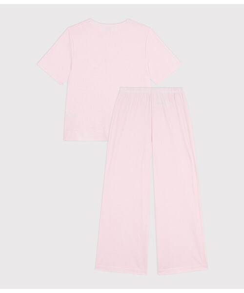 PETIT BATEAU（プチバトー） パジャマ ルームウェア ミラレ半袖長