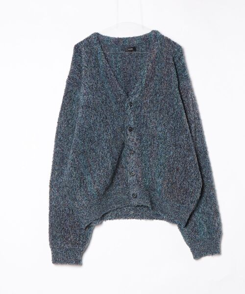 BEAMS ニットカーディガン　メンズ BEAMS（ビームス） ニットカーディガン L ブルー メンズ : ZOZOTOWN