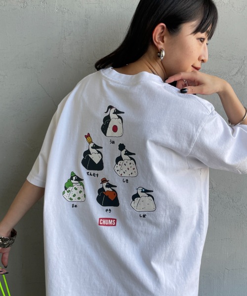 新品　CHUMS Brushed ロングTシャツ　チャムス　レディース　bt CHUMS（チャムス） tシャツ ロンT H CHOCOLATE PKT BRD L/S T CH01