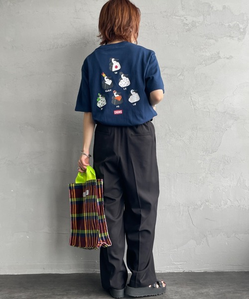 新品　CHUMS Dry Back Gather Tシャツ　チャムス　レディース CHUMS（チャムス） HurricaneDryBackGatherT-ShirtWomen （ハリケーン