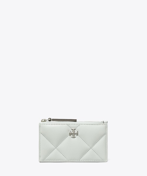 トリーバーチ　グレー レザー 名刺入れ TORY BURCH（トリーバーチ） カードケース ONE SIZE ライトグレー