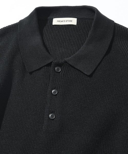 「FREAK'S STORE」 長袖ニット SMALL ネイビー メンズ_画像3
