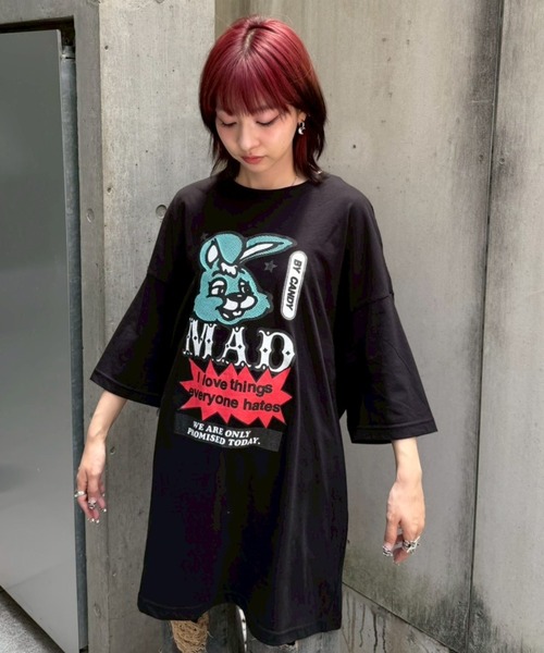 Candy Stripper（キャンディーストリッパー） tシャツ 半袖 MAD BUNNY