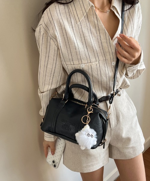 COACH コーチ　シグネチャー レザー ショルダーバッグ COACH ショルダーバッグ シグネチャークロワッサン 黒 COACH コーチ