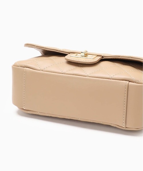 m♡美品！Maison vincent ベージュ キルティング バッグ maison-vincent（メゾンヴァンサン） ショルダーバッグ バッグ 「WEB