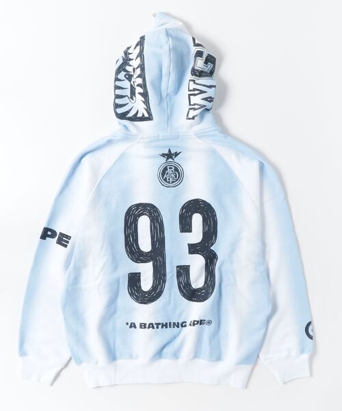 A BATHING APE（アベイシングエイプ） パーカー HAND DRAW FOOTBALL