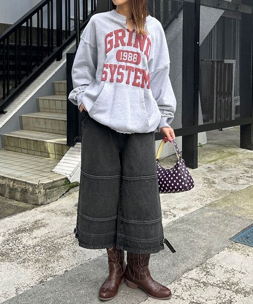 「CIAOPANIC」 「ANTI WARP 」スキニーデニムパンツ LARGE ブラック レディース_画像5