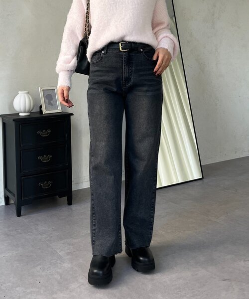 「prose verse」 デニムパンツ MEDIUM サックスブルー レディース_画像2