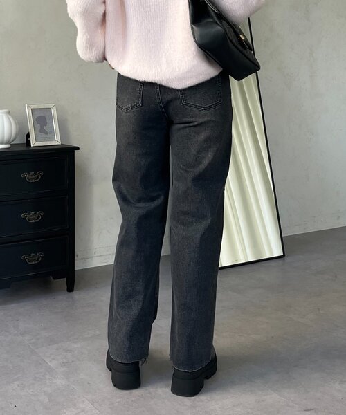 「prose verse」 デニムパンツ MEDIUM サックスブルー レディース_画像7