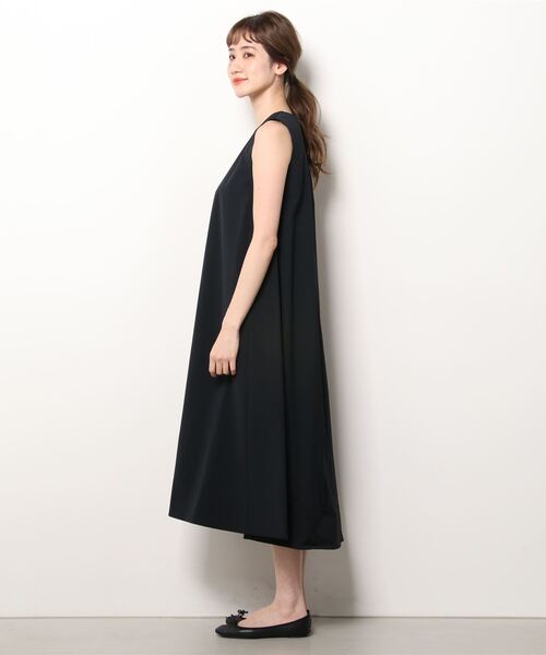 「Demi-Luxe BEAMS」 ノースリーブワンピース 38 ブラウン レディース_画像2