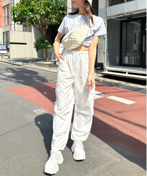 「OLIVE des OLIVE」 カーゴパンツ FREE ブラック レディース_画像3