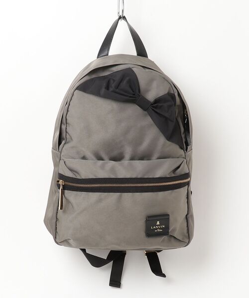 LANVIN en Bleu 「LANVIN Bleu」 リボンリュック - グレー レディース