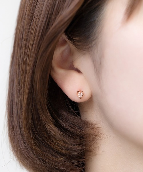 「BLOOM」 ピアス(両耳用) - ピンク レディース_画像5