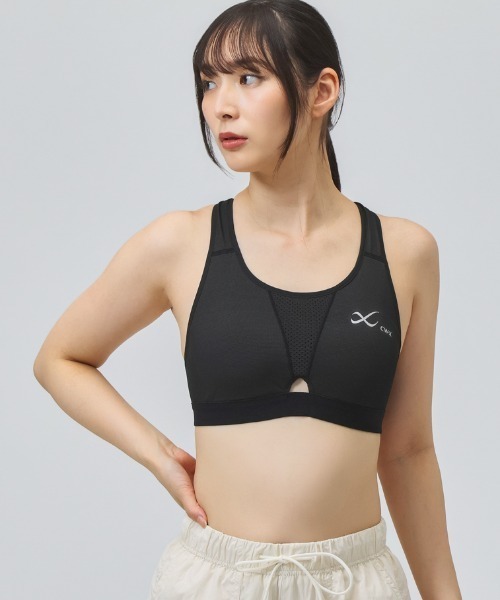 u*e様 【美品】CSB スポーツブラ CW-X スポーツブラ シーダブリュー エックス SPORTSゆれケアBra MESH