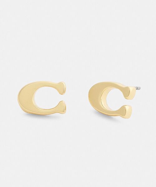 COACH コーチ メンズピアス COACH（コーチ） ピアス シグネチャー スタッド ピアス レディース