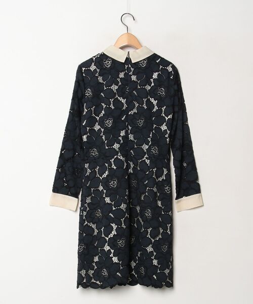 「PAUL&JOE SISTER」 長袖ワンピース 38 ネイビー レディース_画像2