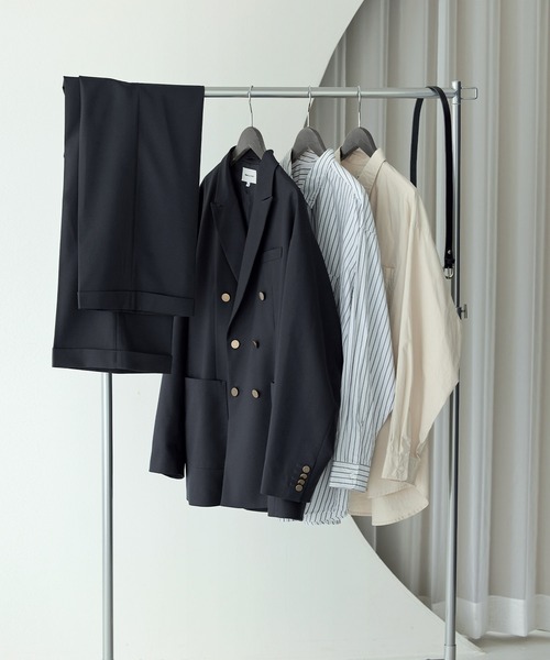 「EMMA CLOTHES」 テーラードジャケット M ダークネイビー メンズ_画像2