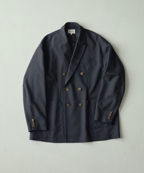 「EMMA CLOTHES」 テーラードジャケット M ダークネイビー メンズ_画像8