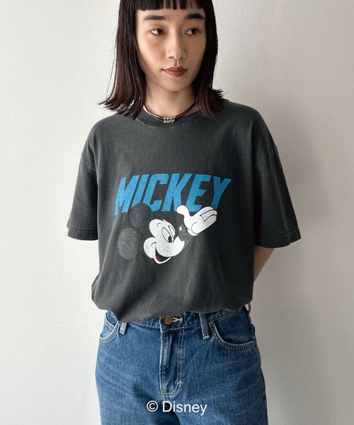 「GOOD ROCK SPEED」 半袖Tシャツ「Disneyコラボ」 FREE ホワイト レディース_画像4