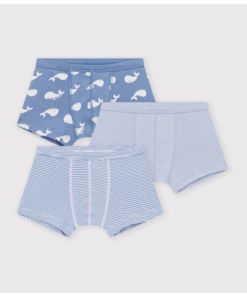 PETIT BATEAU（プチバトー） トランクス プリントトランクス3枚組