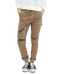 パンツ R RNA パンツ R3177 カラーZipパンツ レディース : ZOZOTOWN Yahoo