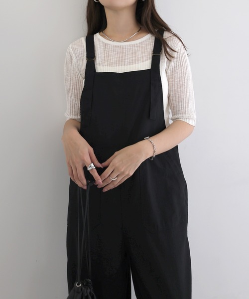 m&kyoko 佐藤繊維　オーバーオール　サロペット　新品未使用 新規色追加 サロペット オールインワン レディース