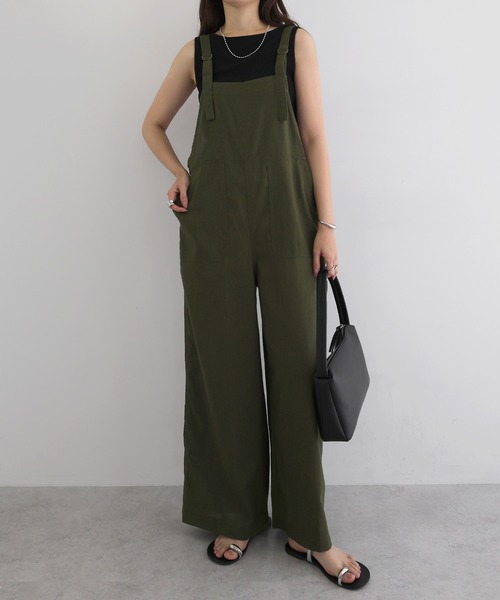 SACRA リネンサロペット オーバーオール 2024ss SILKY LINEN ALL-IN-ONE | ALL IN ONE | SACRA（サクラ