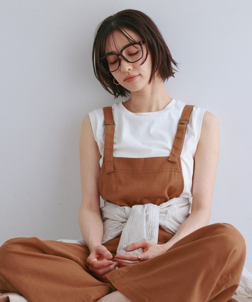 OUTIL ウティ サロペット オーバーオール コットン シルク シャンブレー OUTIL(ウティ)のSALOPETTE AUCH通販 | 集英社HAPPY PLUS STORE