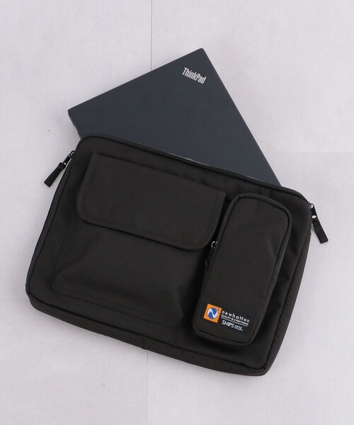 【WEB限定/SHIPS any別注】newhattan: マルチポケット PC ケース◇