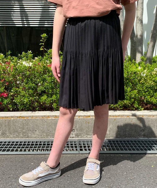 COMME CA ISM スカート アンダーパンツ付き プリーツスカート