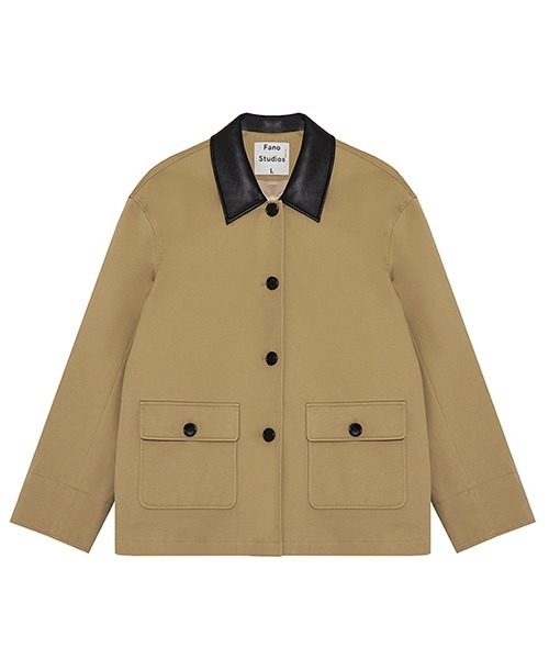 Fano Studios コート ステンカラーコート コート 「Fano Studios」Blocking lapel single