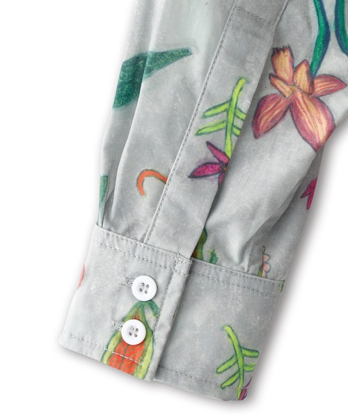 ブラウス シャツ Common Noun/Flower Ran Miyazaki 長袖シャツ レディース メンズ ブラウス シャツ Common Noun/Flower Ran Miyazaki 長袖シャツ
