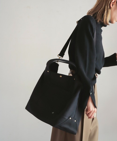 rapiecage トートバッグ キャンバスショルダートートBAG