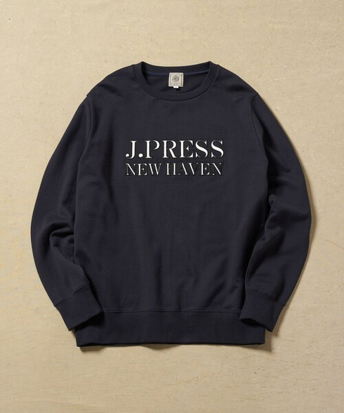 新品 ジェイプレス アーチロゴ刺繍 スウェットトレーナー Mサイズ 青 2025年最新】J.PRESS メンズ トレーナー・スウェットの人気