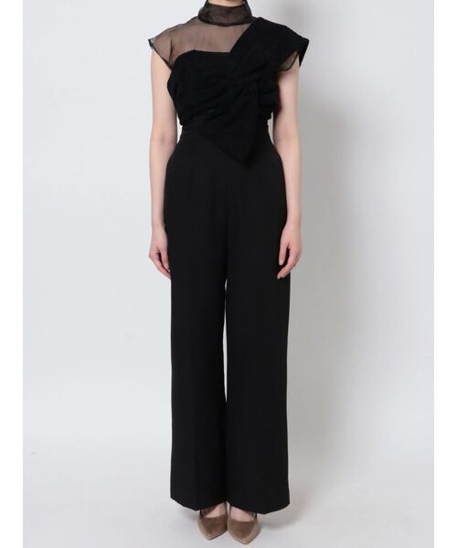 LADYエンブロイダリーツイストパンツドレス 