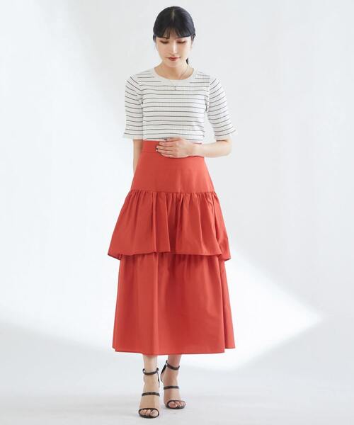 Tiara スカート バックロングティアードスカート : ZOZOTOWN Tiara スカート バックロングティアードスカート : ZOZOTOWN