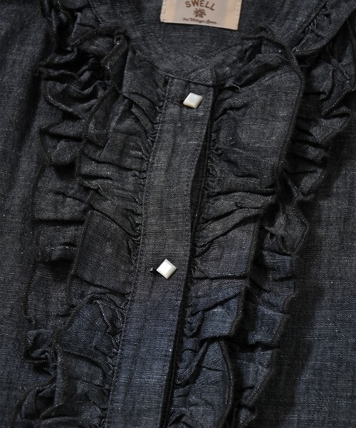 Johnbull ブラウス シャツ 「Swell Vintage × JOHNBULL」フリル