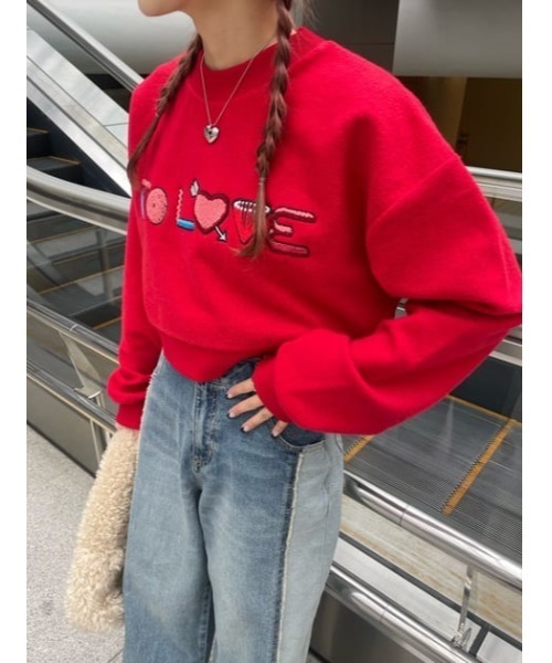 SLY PEDRO NEKOI x SLY FLUFFY スウェット SLY トレーナー スウェット PEDRO NEKOI x FLUFFY SW レディース