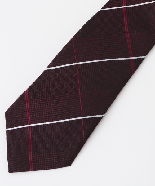 MEN'S BIGI（メンズビギ） ネクタイ チェック柄シルクネクタイ