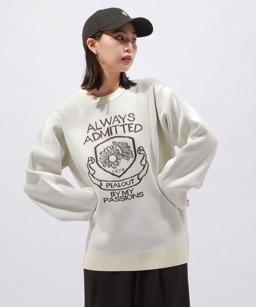 Y❤︎ページ PAGEBOY（ページボーイ） ニット セーター エンブレムジャガードニット