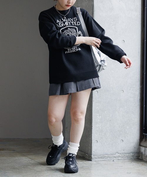 ❤︎ページ PAGEBOY（ページボーイ） ニット エンブレムジャガードニット