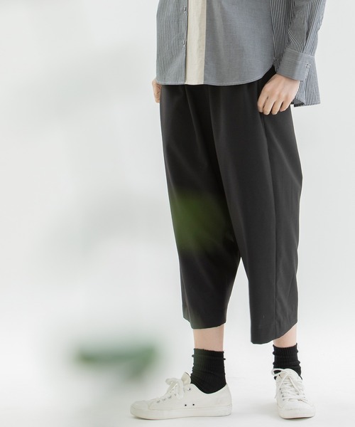 nop de nod（ノップドゥノッド） パンツ トロクロップドサルエルパンツ