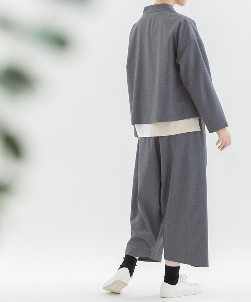 nop de nod パンツ トロクロップドサルエルパンツ レディース