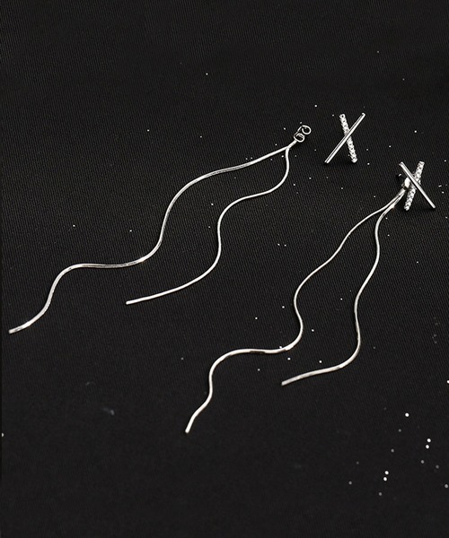 DiamondHearts（ダイヤモンドハーツ） ピアス 両耳用 2wayロング